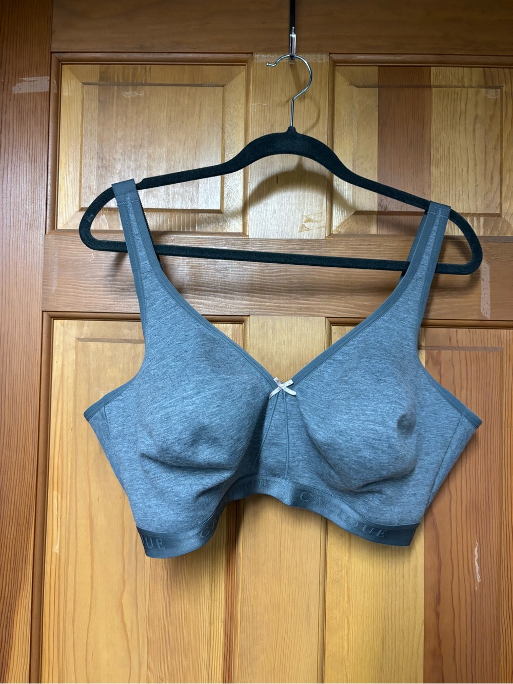 Lane Bryant Grey Wireless Comfort Bra 44DDD